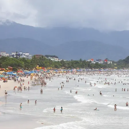 Lindo Ape 1 Min A Pe Da Areia Da Praia Grande-O Mais Perto! Com Varanda Ubatuba Exterior photo